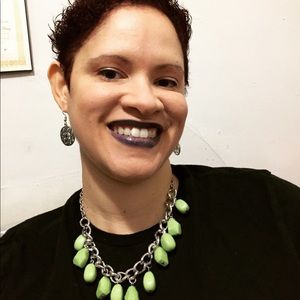 Green Acrylic Necklace